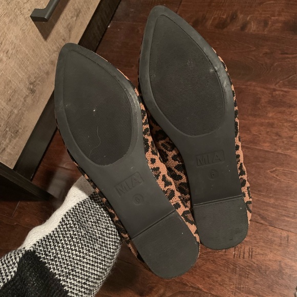 🐆Mia Leopard Print Pointy Toe Knit Flat 🥿😍🤗 - Picture 5 of 5